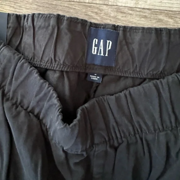 NWT GAP Twill Cargo Pants Black Women S - Picture 7 of 11